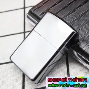 zippo mỹ inox trơn bạc tráng gương chính hãng cao cấp sành Điệu phong cách usa mã sản phẩm: sk0301