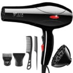 máy sấy tóc tạo kiểu công suất lớn 2200w tặng kèm 5 phụ kiện msp 0309356