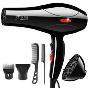 máy sấy tóc tạo kiểu công suất lớn 2200w tặng kèm 5 phụ kiện msp 0309356