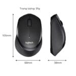 chuột máy tính không dây logitech m330 silent plus usb không Ồn tặng kèm pin bh 12t msp 032m330