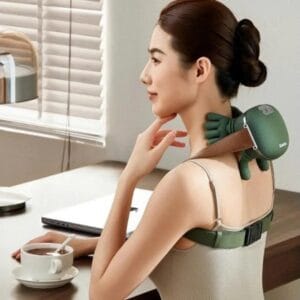  máy mɑssage cổ vai gáy chườm nóng thông minh giảm Đau nhức thư giãn cho văn phòng người cao tuổi msp 03015215